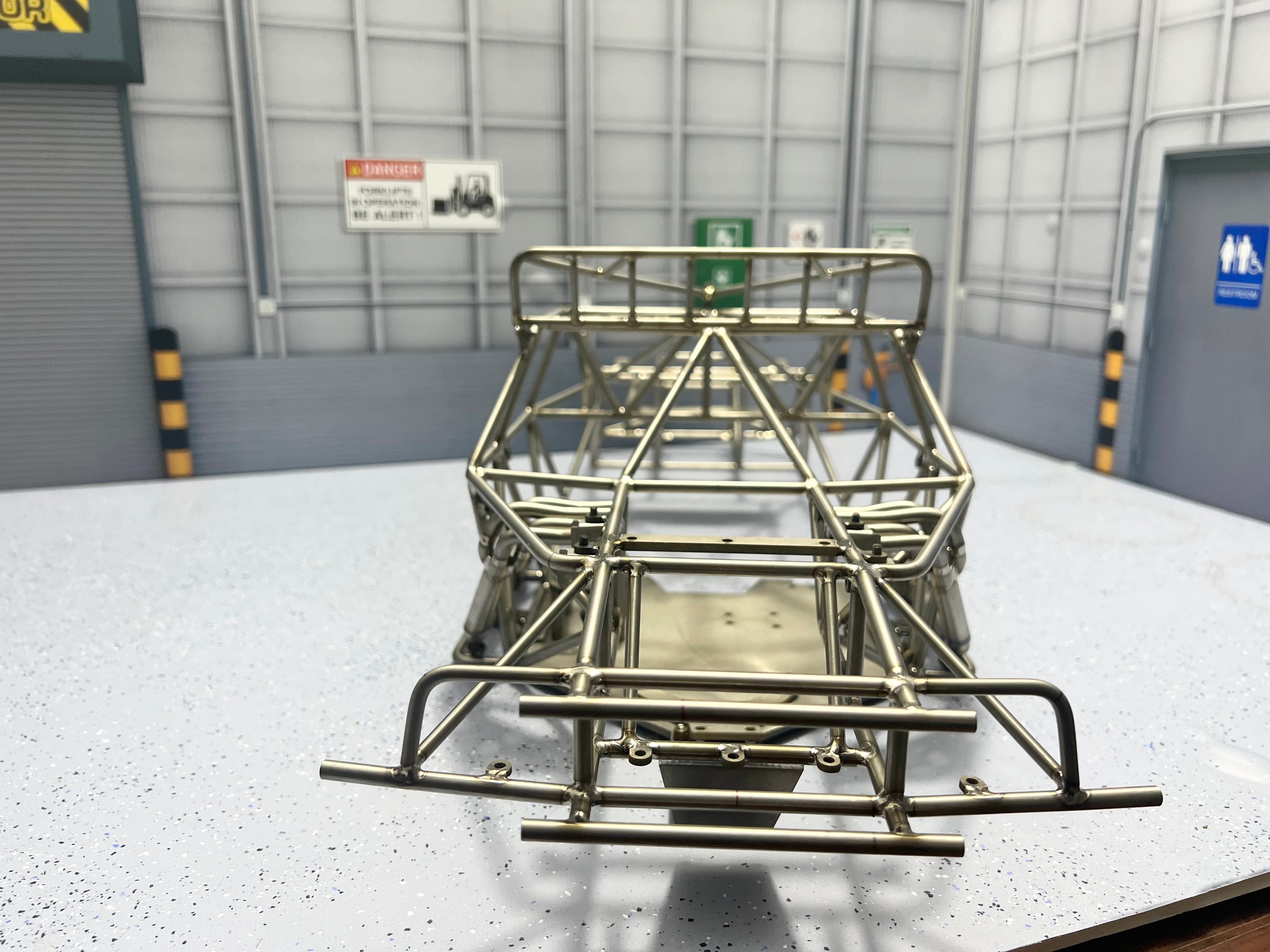 Titanium alloy metal pipe rack baja cage